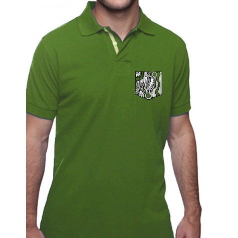 T-Shirts kurzarm Herren Polo mit Brusttaschen- Stick