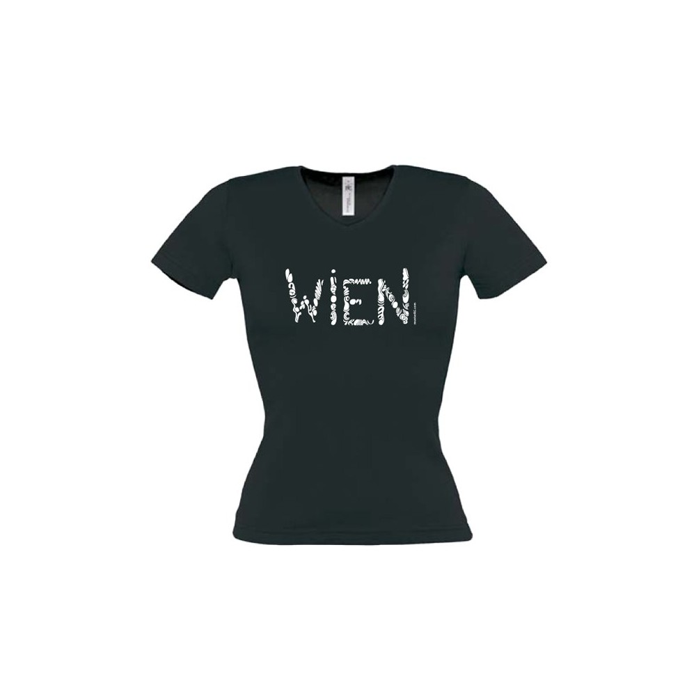 Österreich-Motive Damen T-Shirt WIEN in 3 Farben