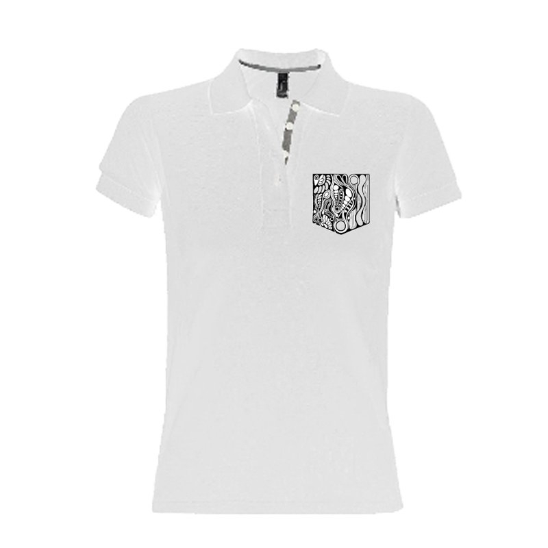Men's t-shirt with embroidered front pocket