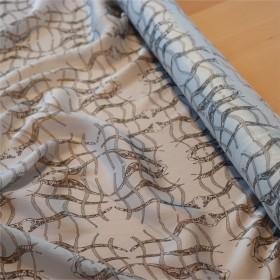 fabric Fabric Silk Grid-Design