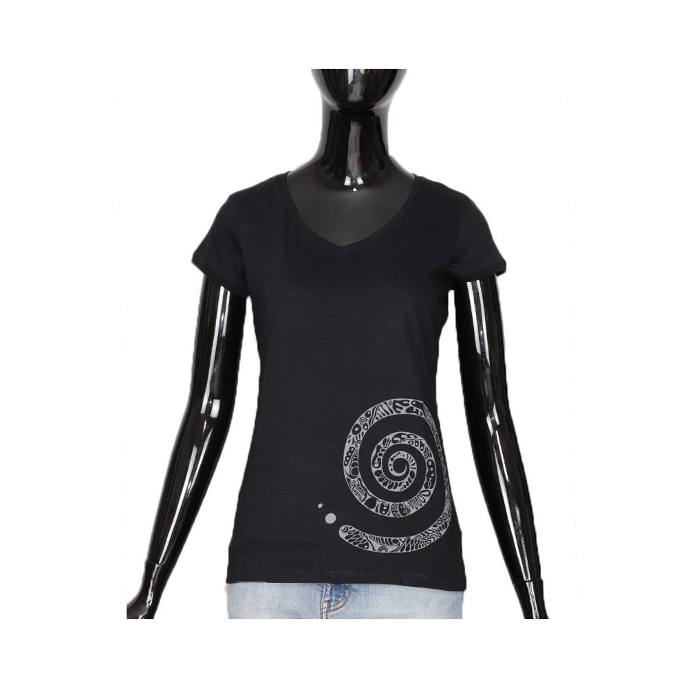 T-Shirt with spiral-design