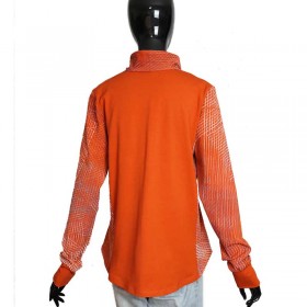 orange art jacket