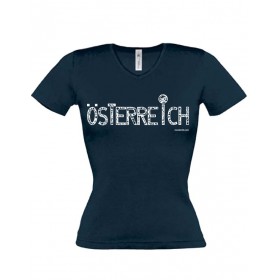 Österreich-Motive Damen T-Shirt "Österreich" ...in 3 Farben